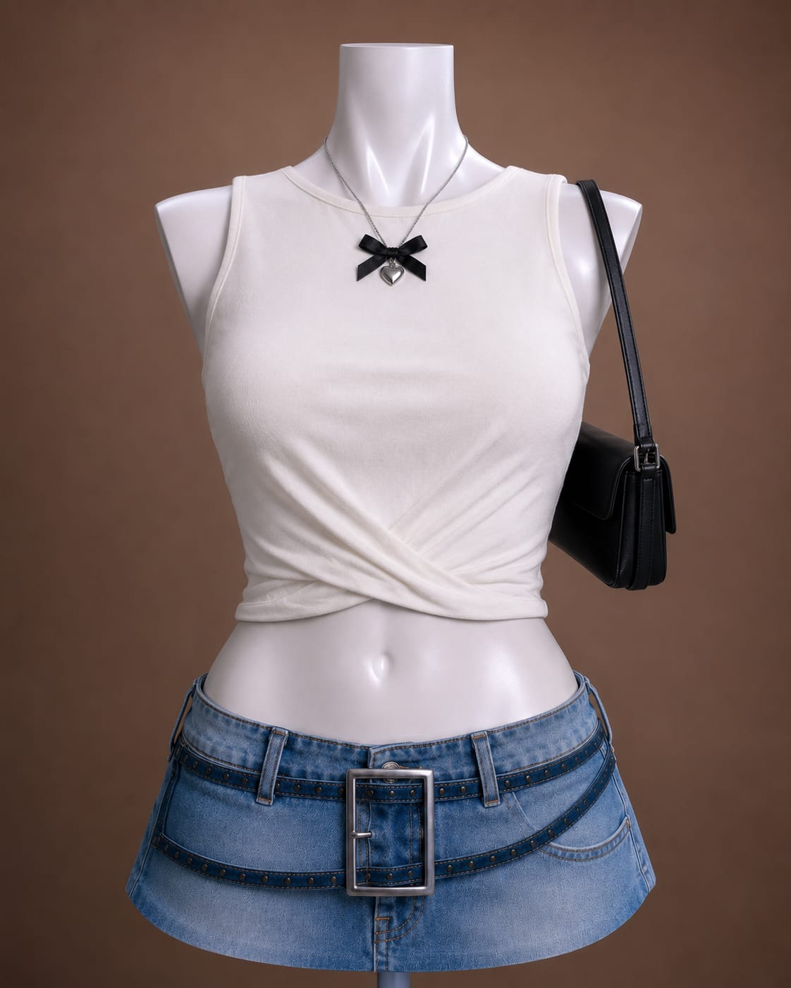 White Crop Top