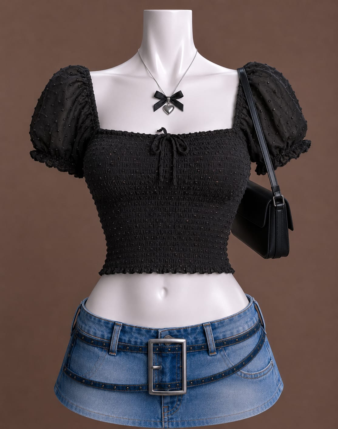 Black Crop Top