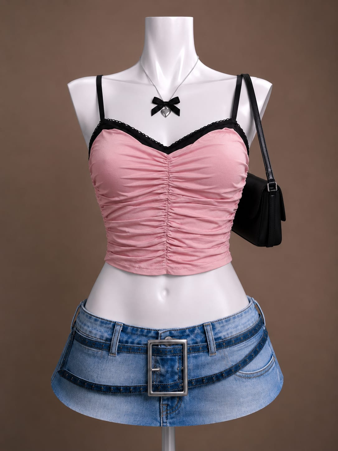 Pink Crop Top