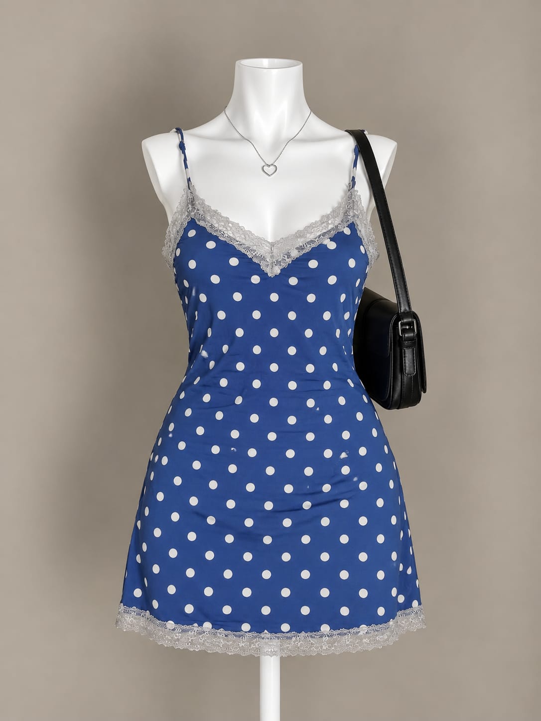 Blue Polka Dot Dress