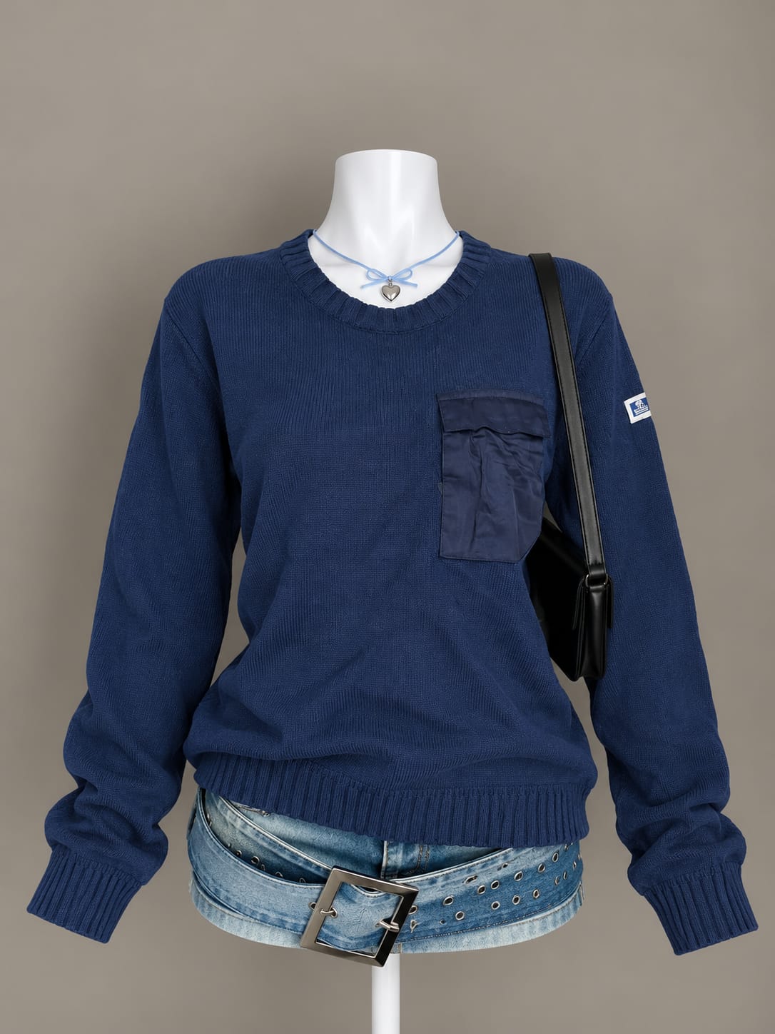 Navy Blue Sweater