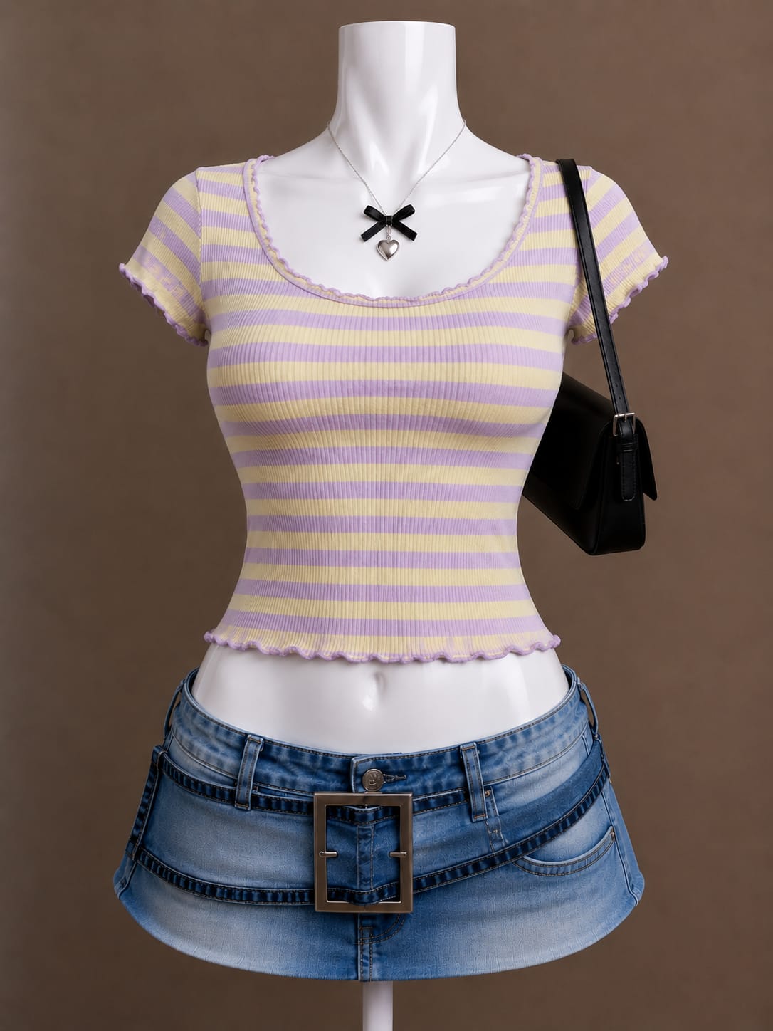 Lavender Crop Top