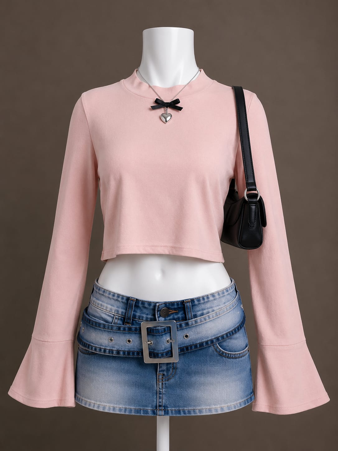 Light Pink Crop Top
