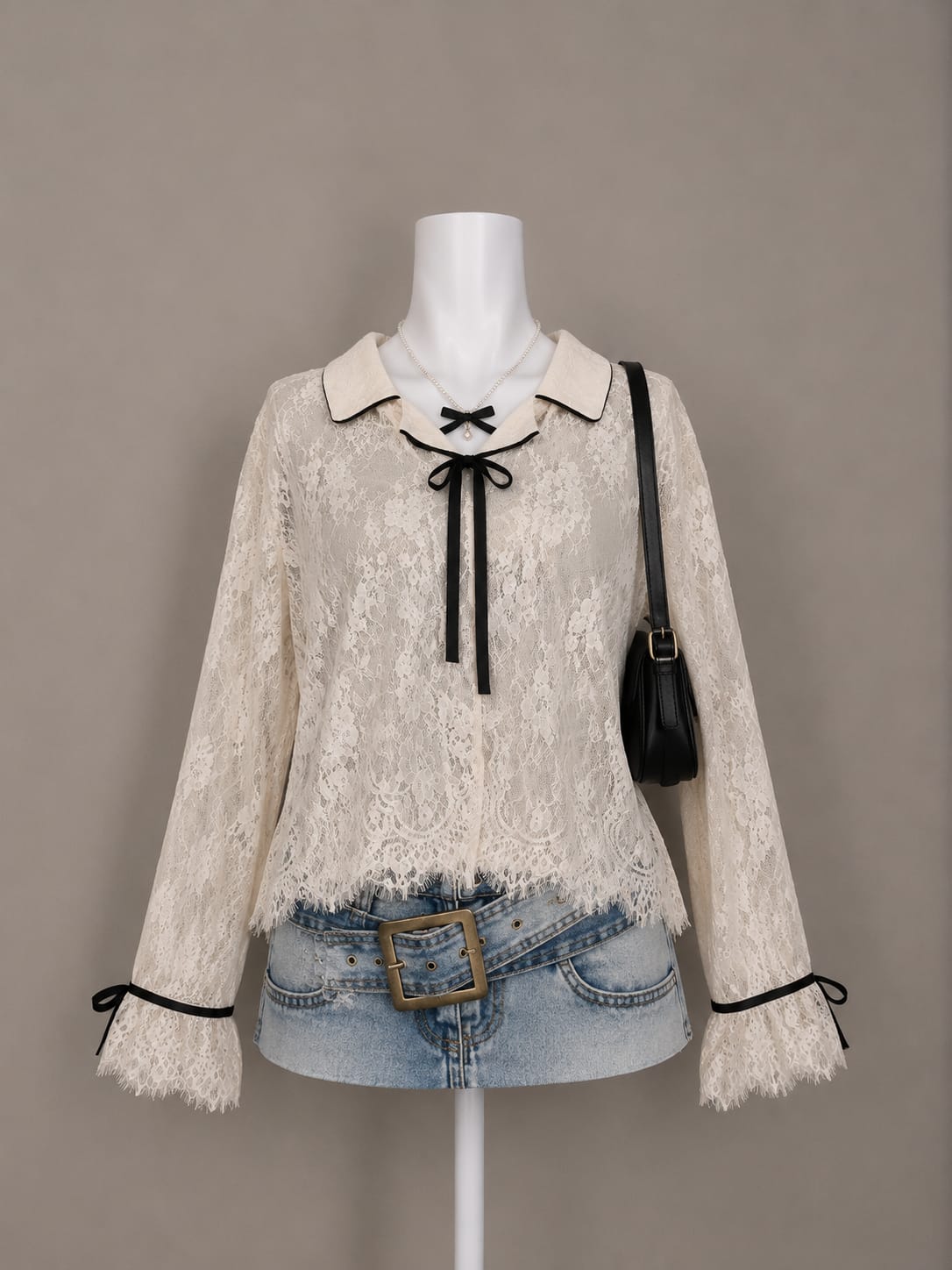 Cream Blouse