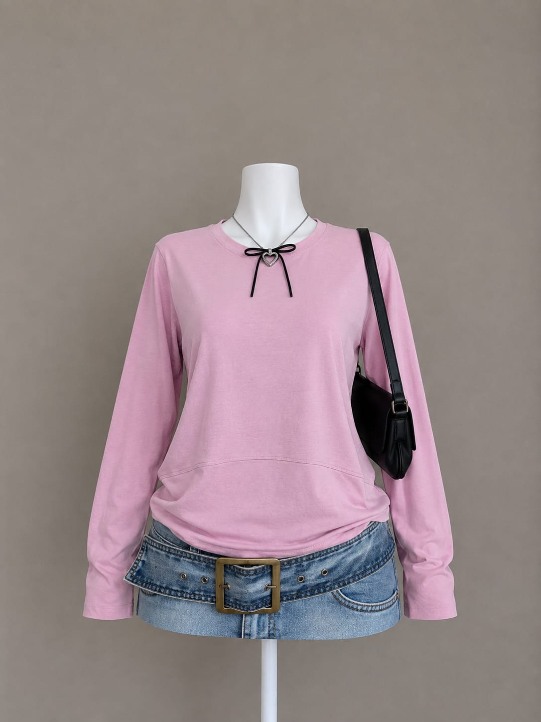 Pink Long Sleeve Top