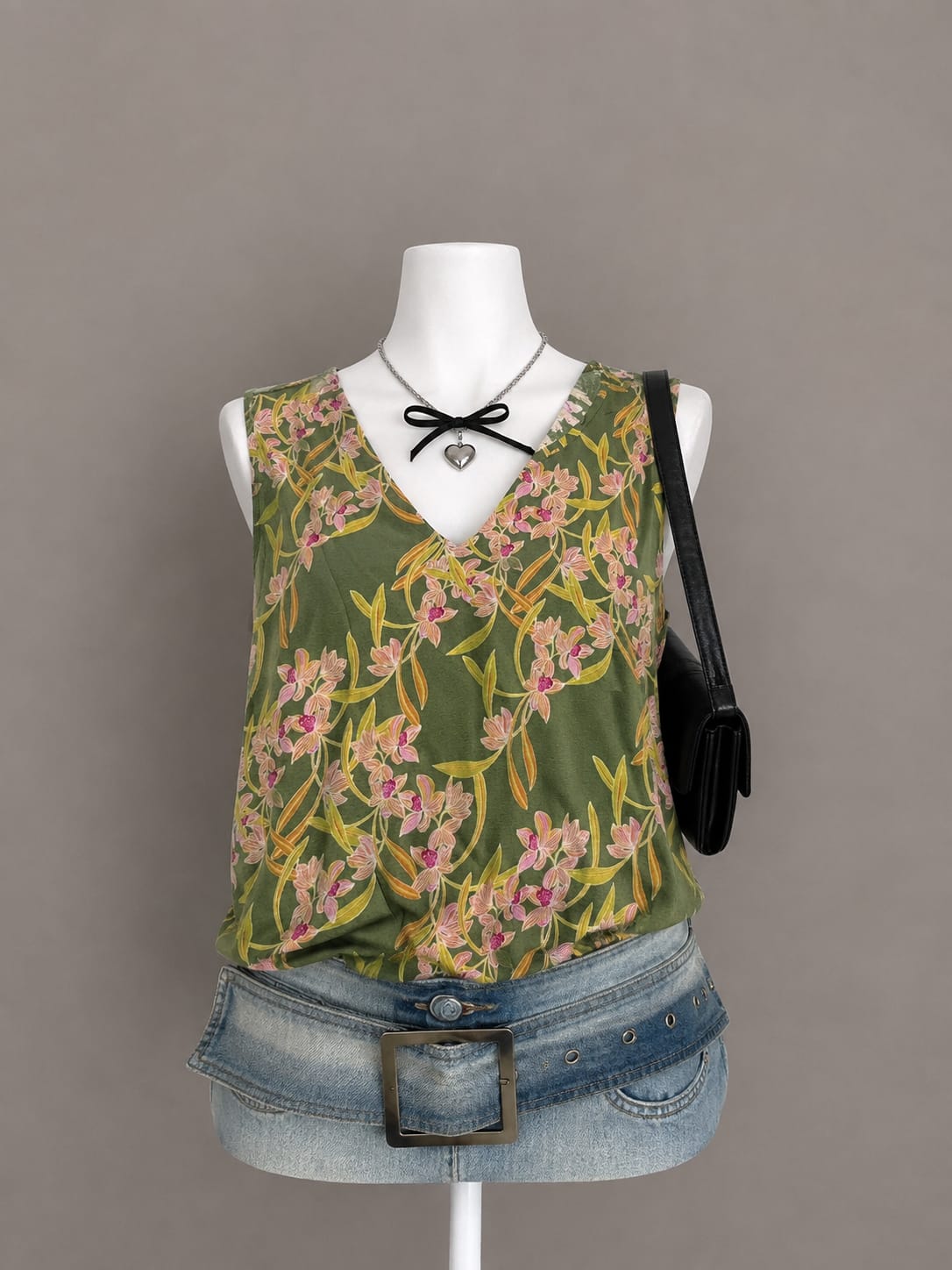 Olive Green Tank Top