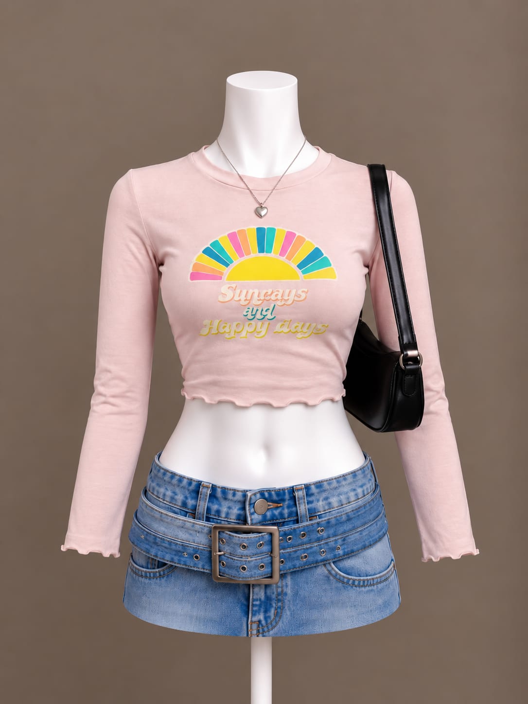 Pink Crop Top