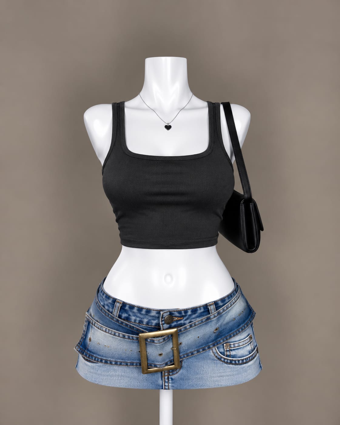 Black Crop Top