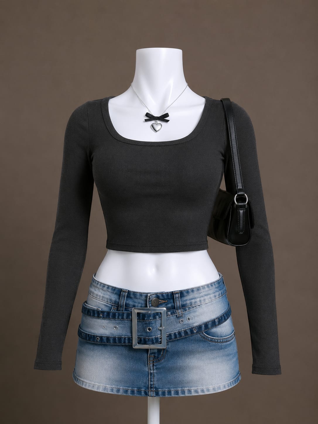 Black Crop Top