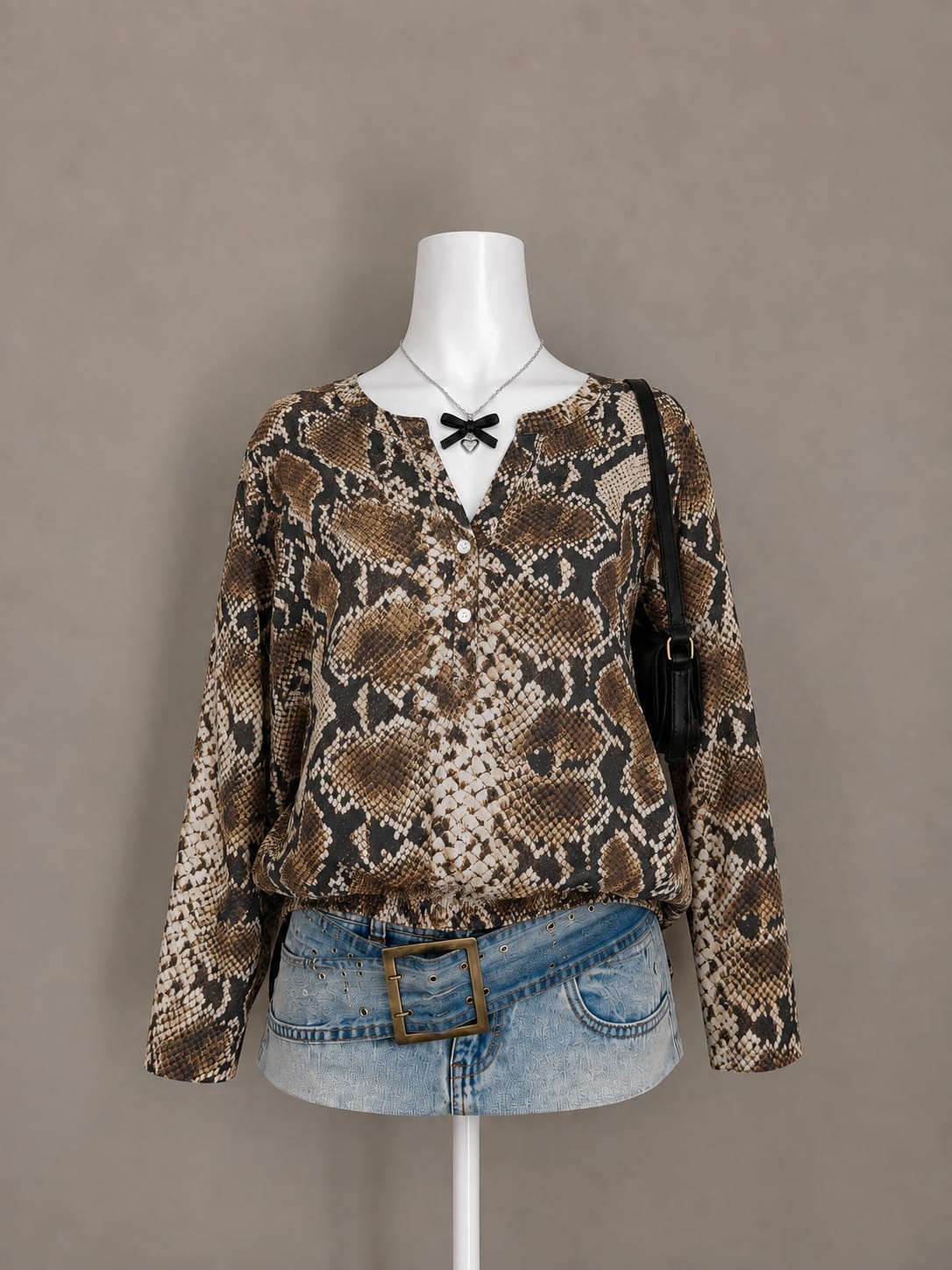 Brown Blouse