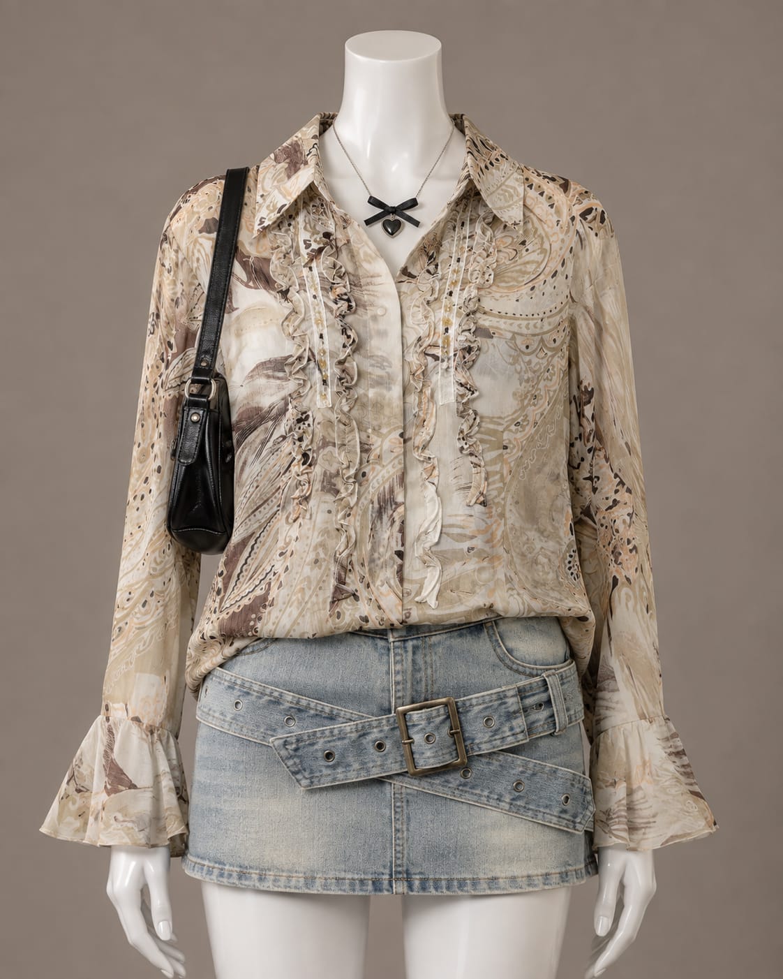 Beige Blouse