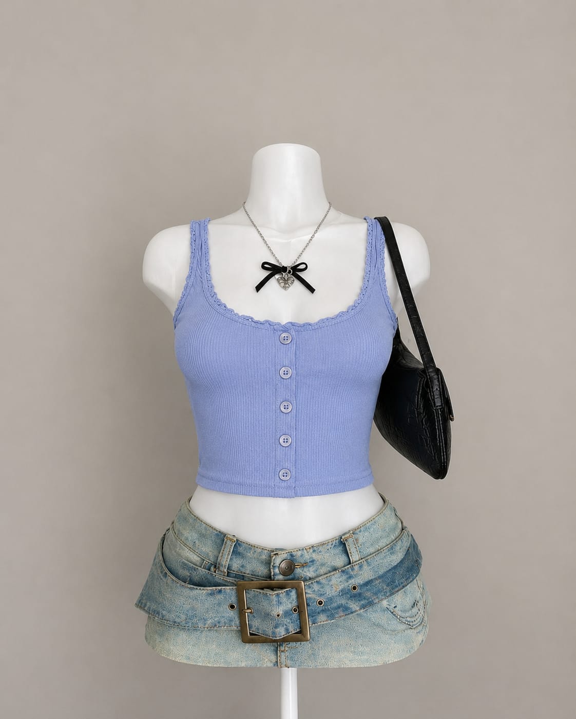 Lavender Crop Top