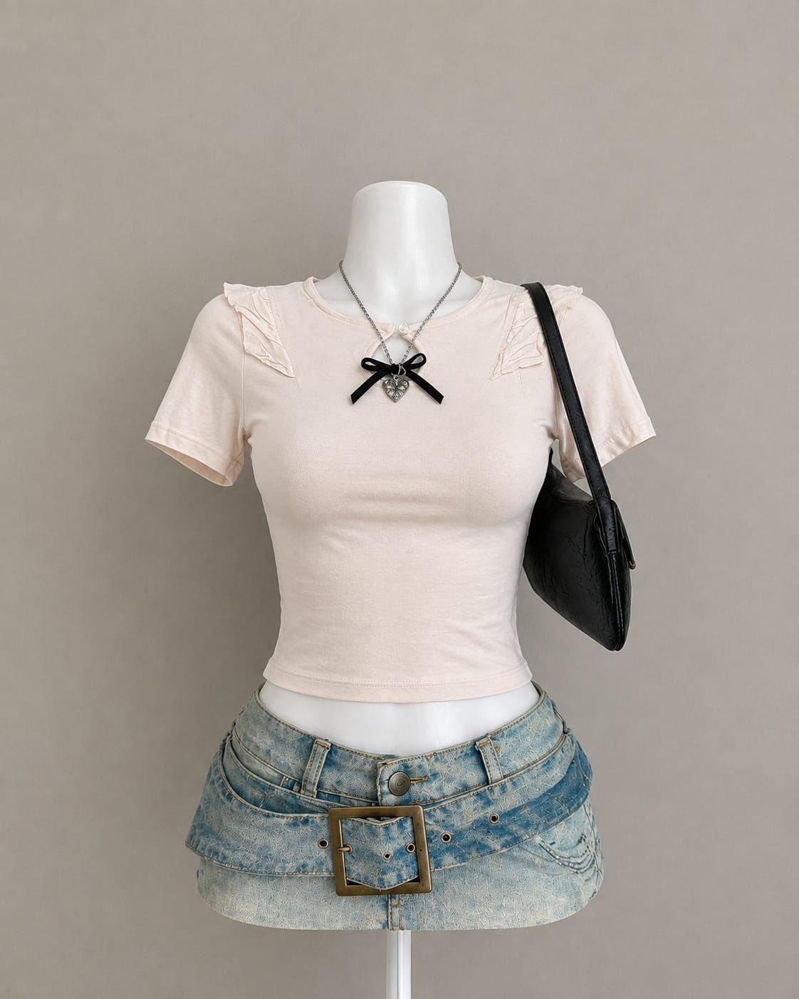 Light Pink Crop Top