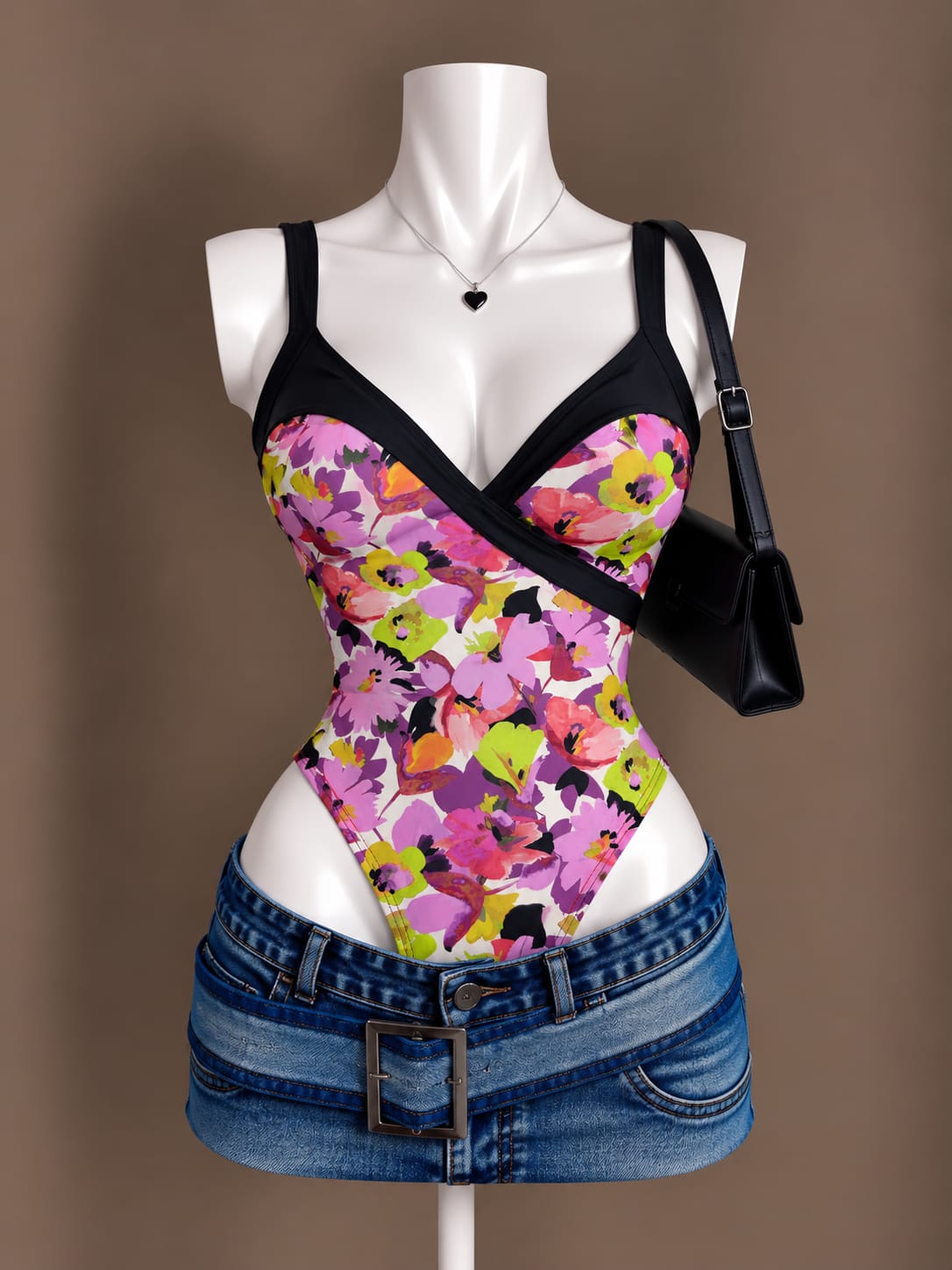 Multicolor Floral Bodysuit