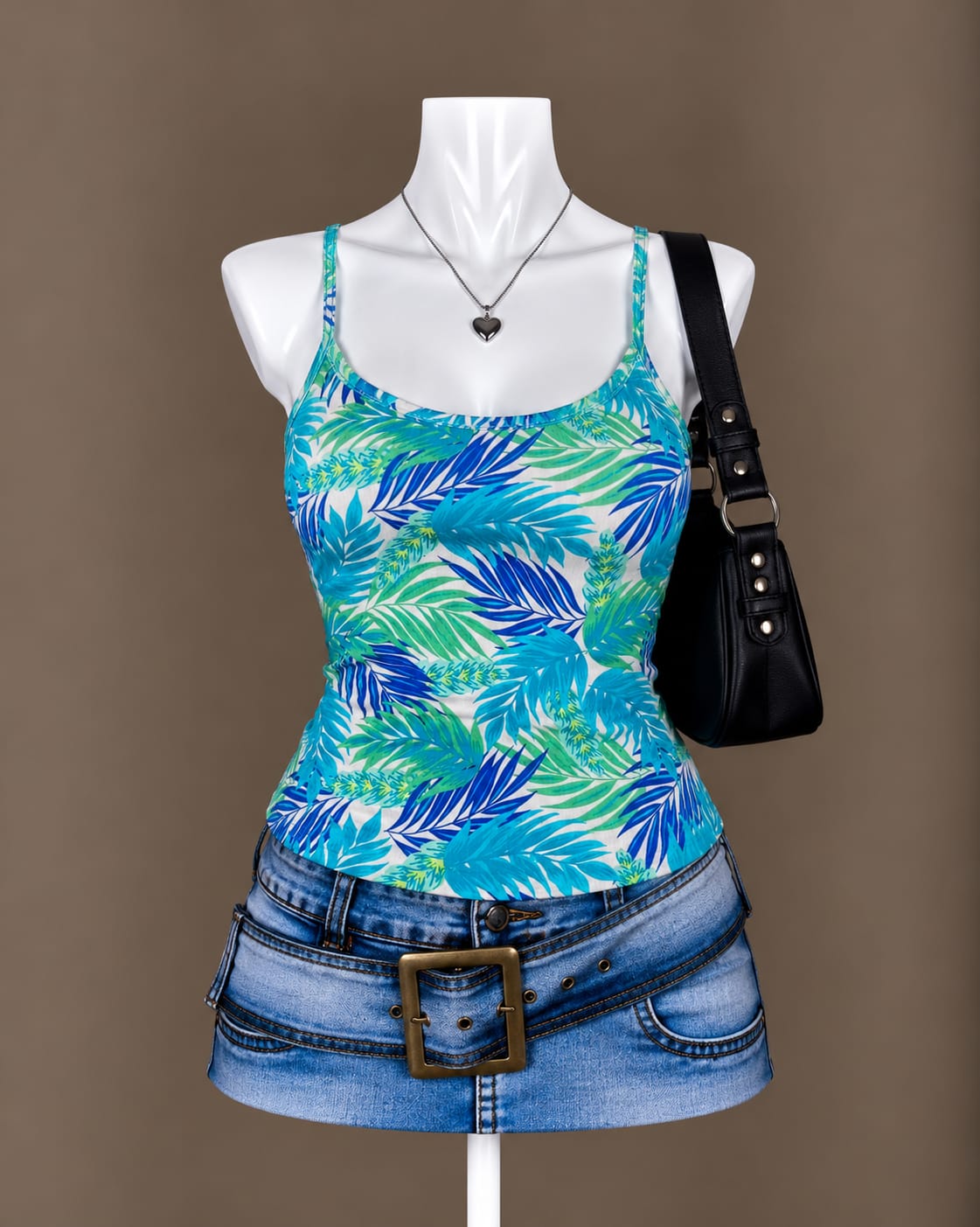 Multicolor Tropical Tank Top
