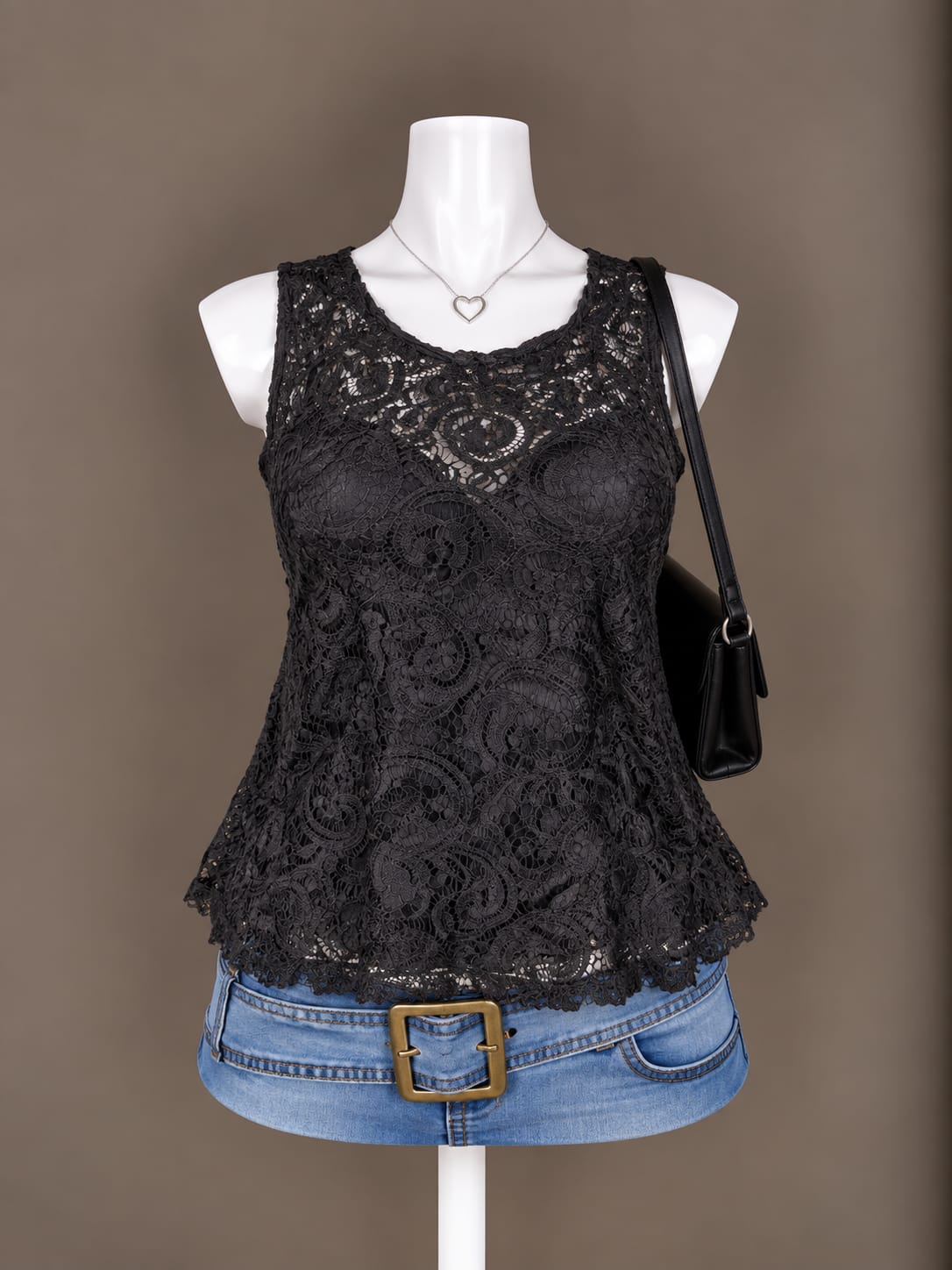 Black Lace Top