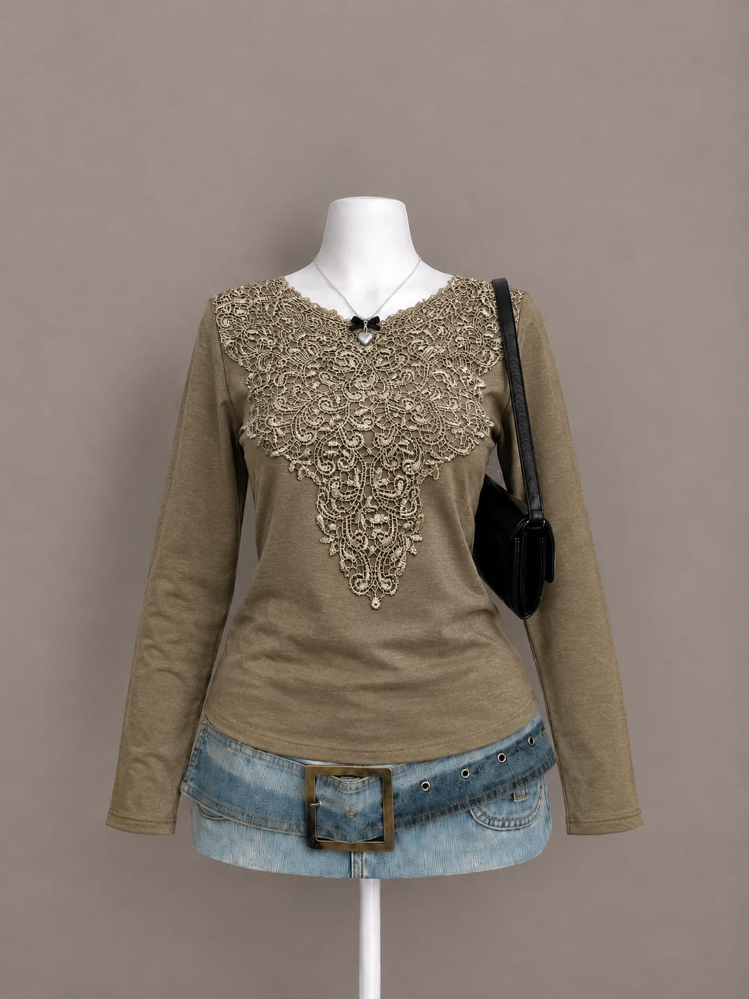 Olive Green Top