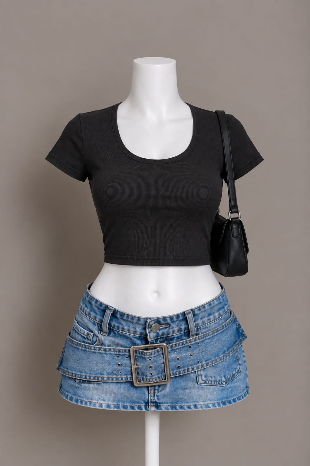 Black Crop Top