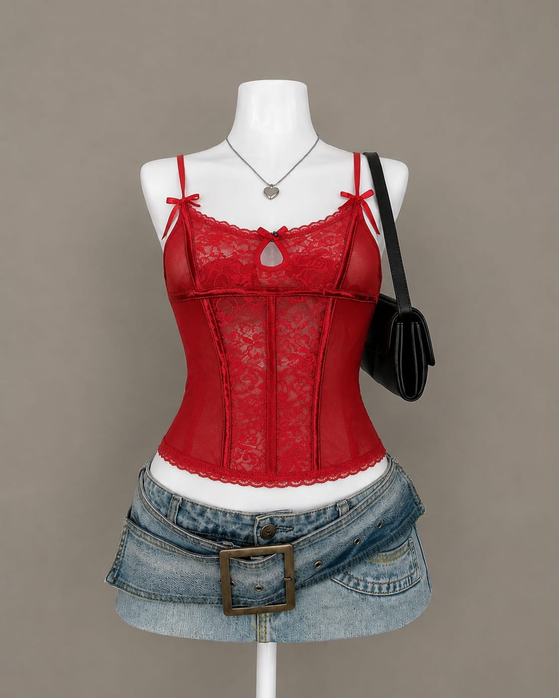 Red Corset Top