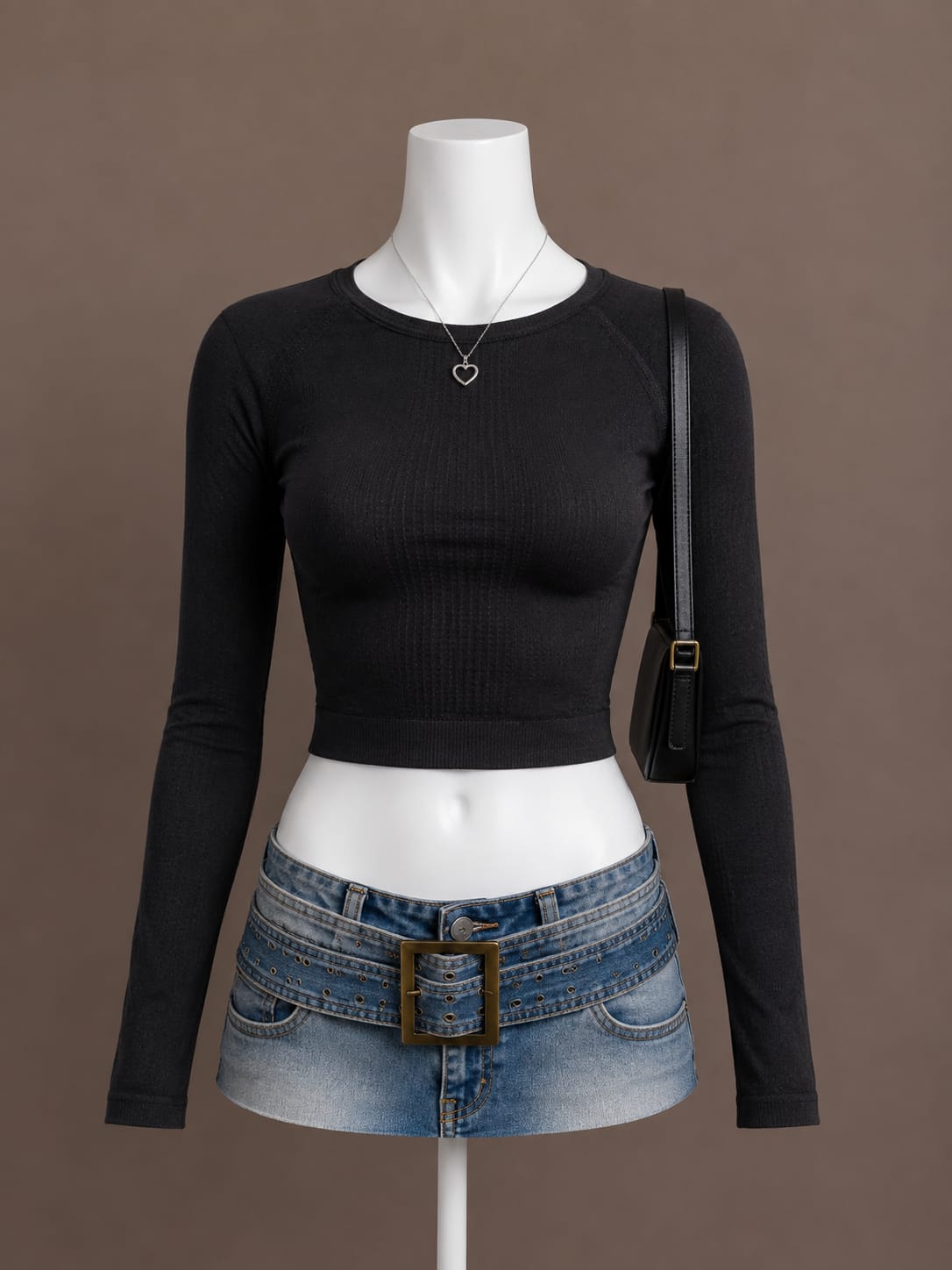 Black Crop Top