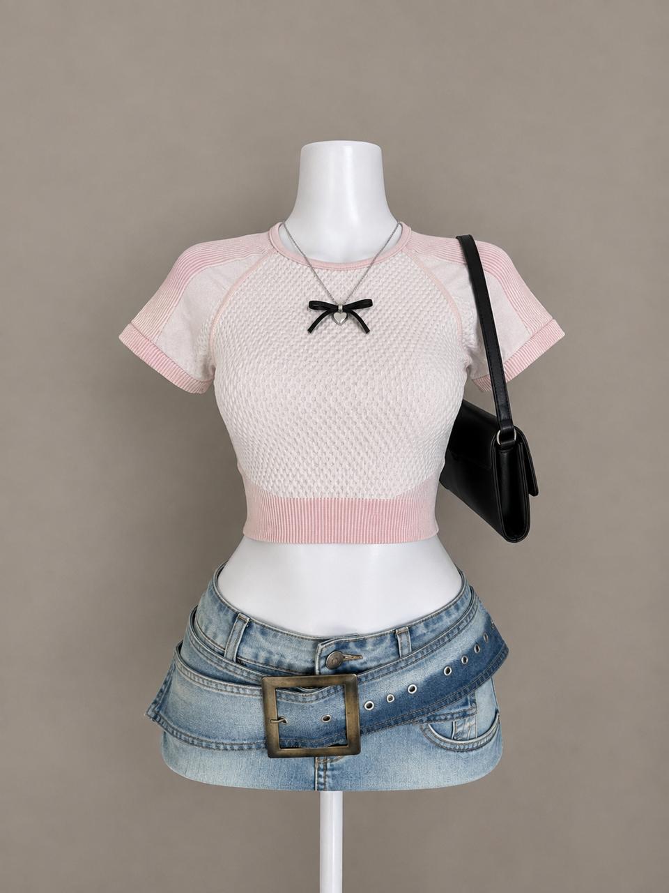 White Crop Top