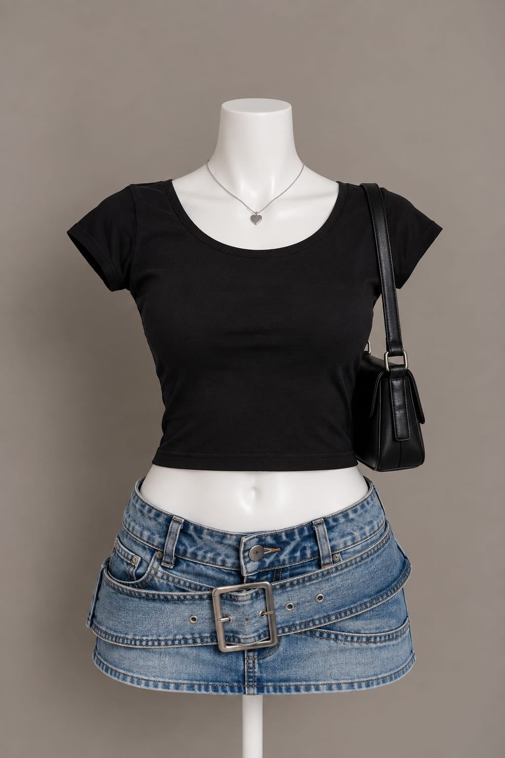Black Crop Top