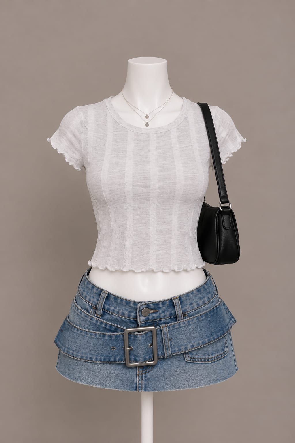 White Crop Top