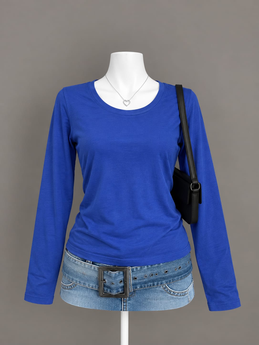 Royal Blue Long Sleeve Top