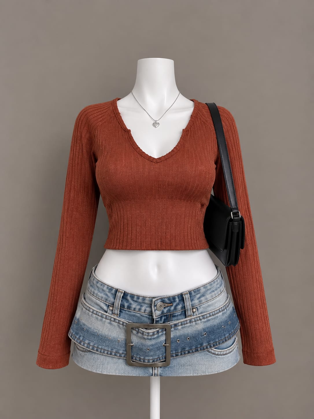 Rust Crop Top