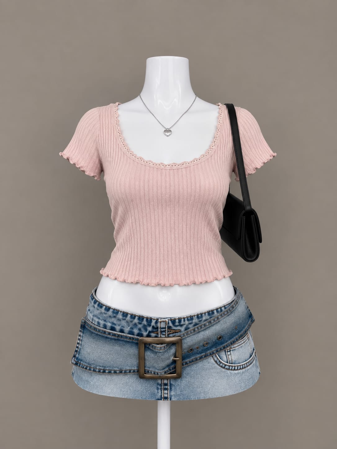 Blush Pink Crop Top