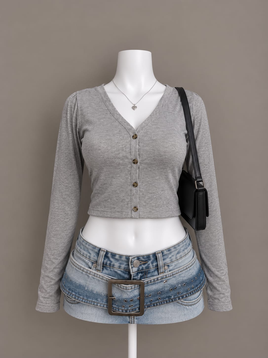Gray Cardigan