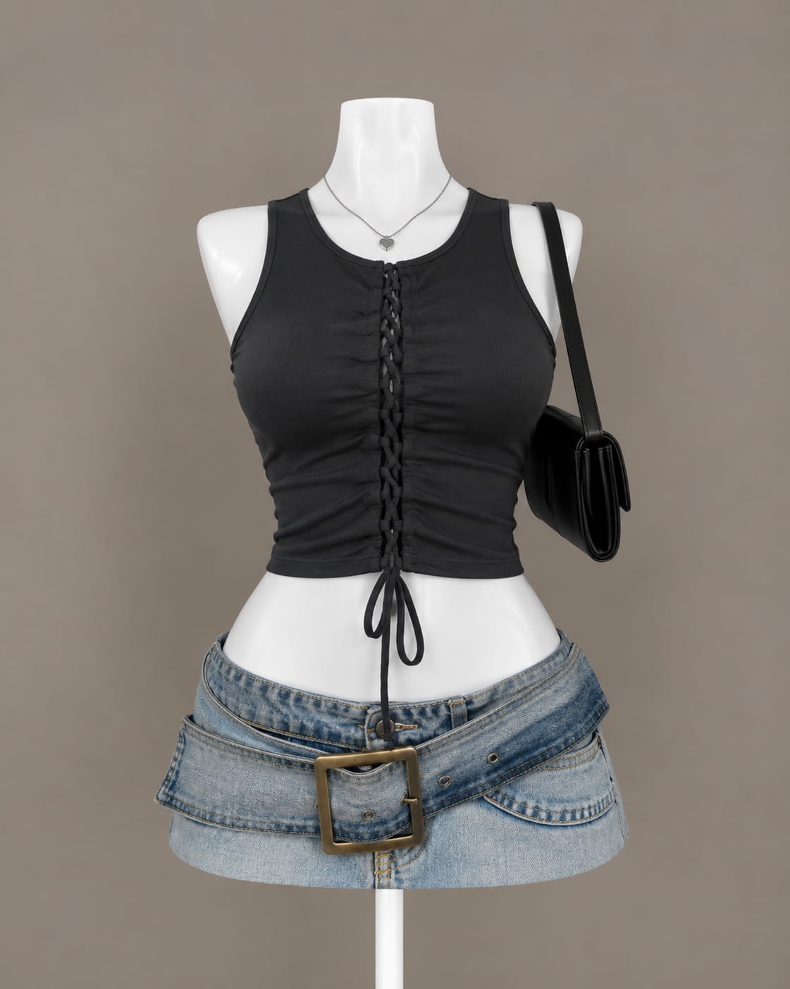 Black Crop Top