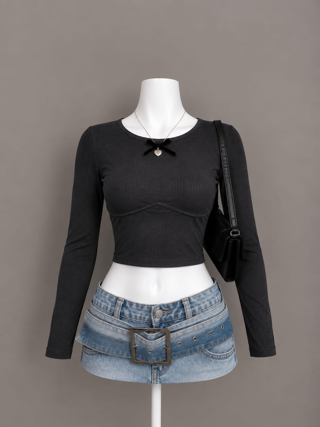 Black Crop Top