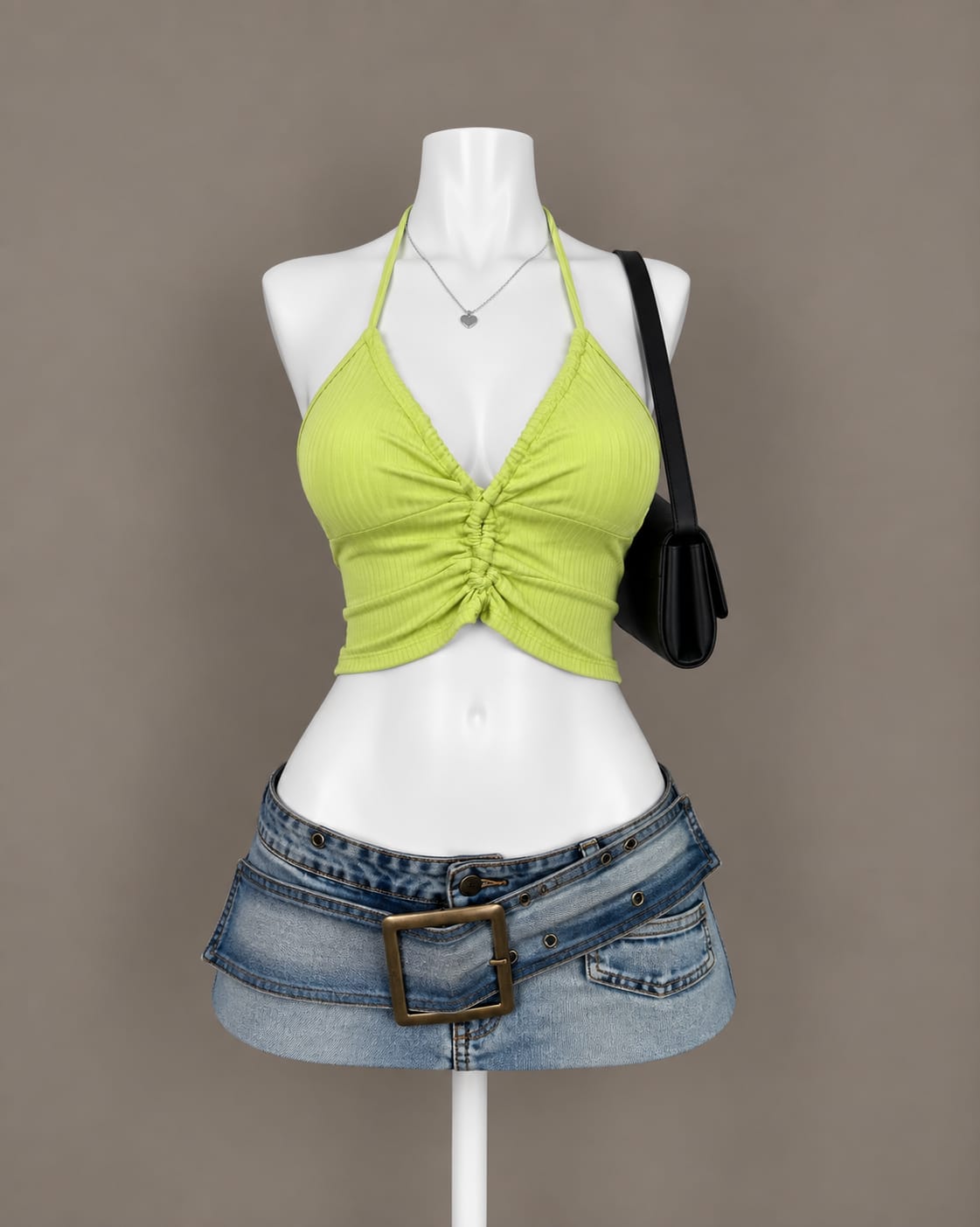 Lime Green Halter Top