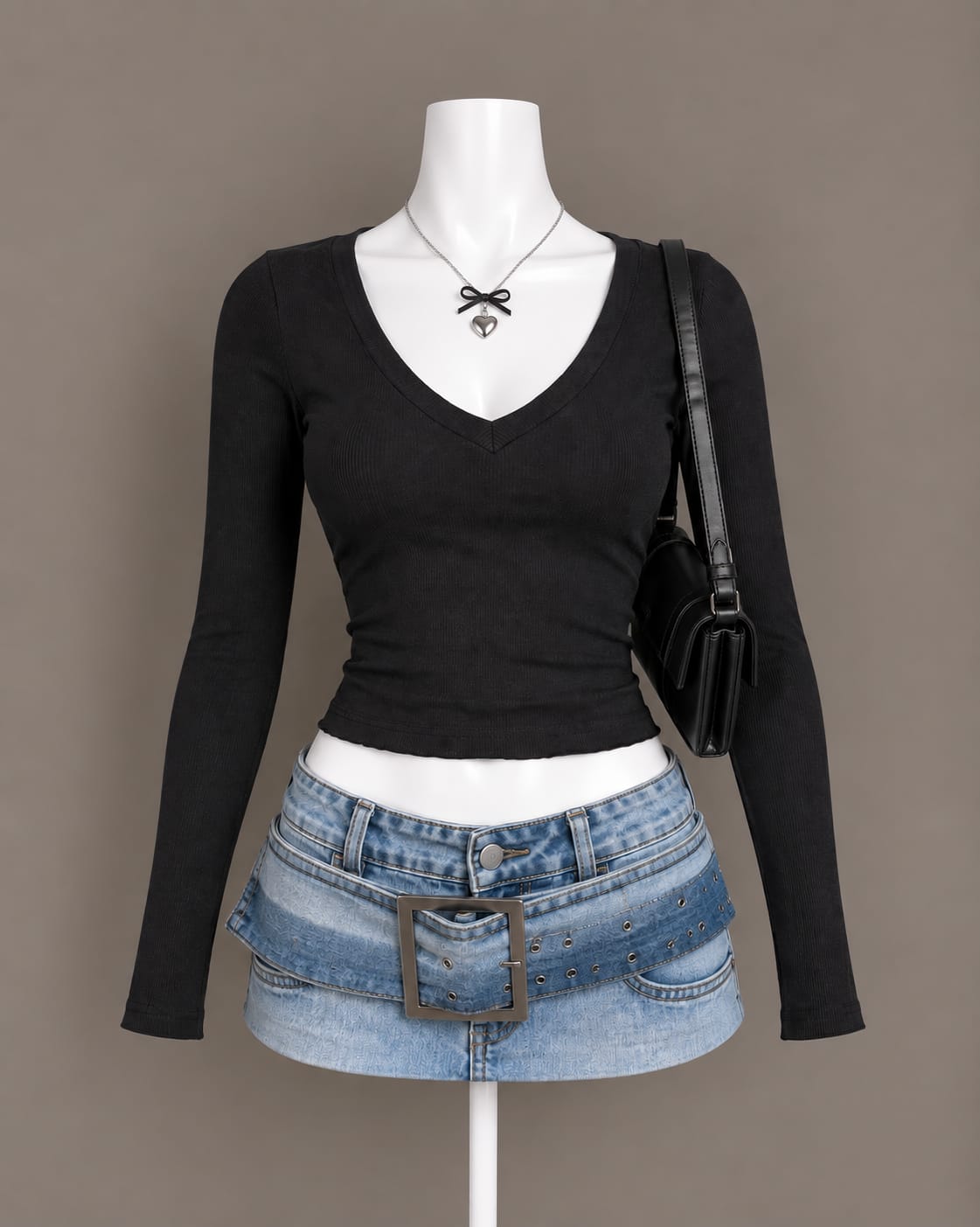 Black Crop Top