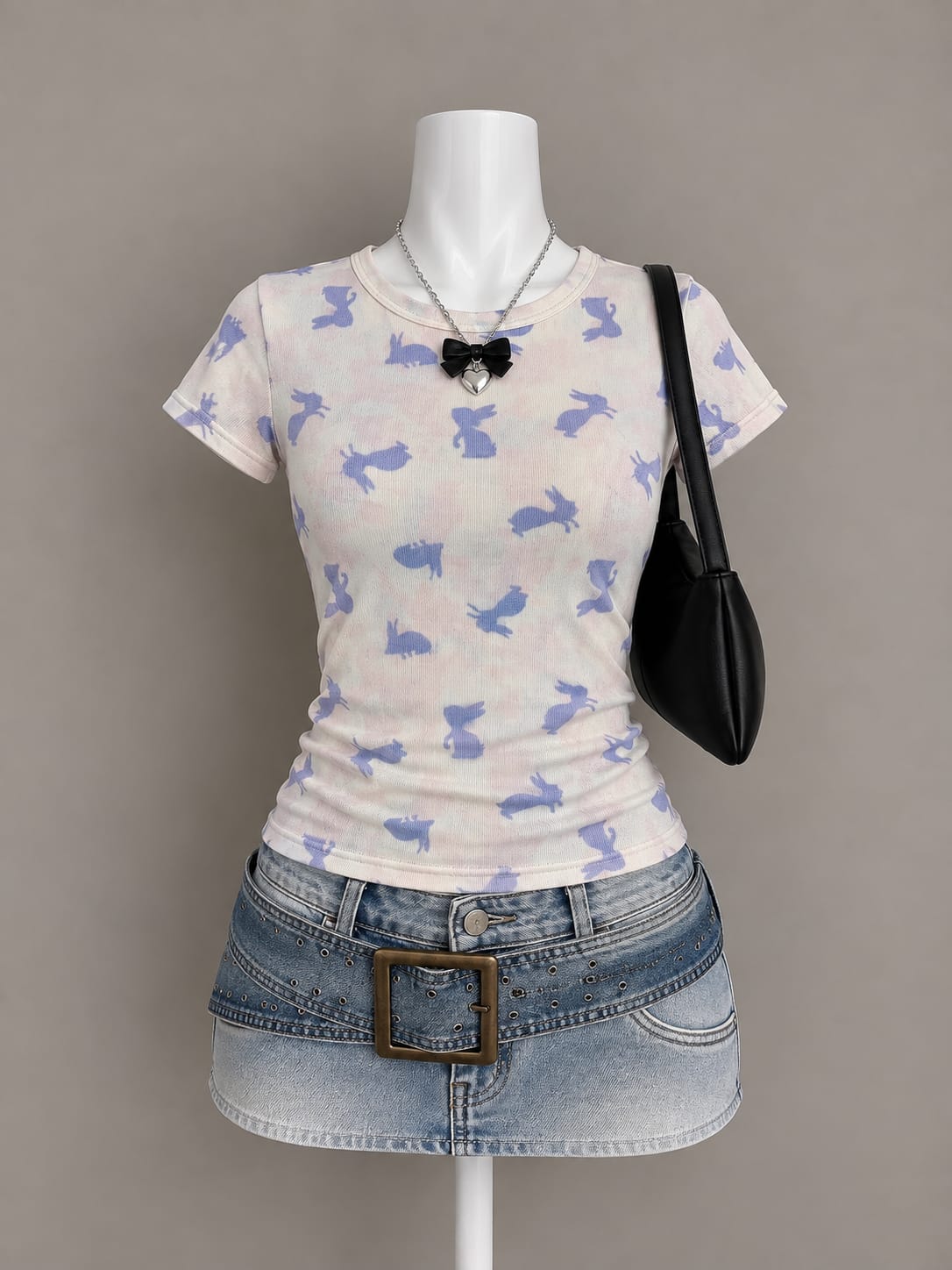 White Printed T-Shirt