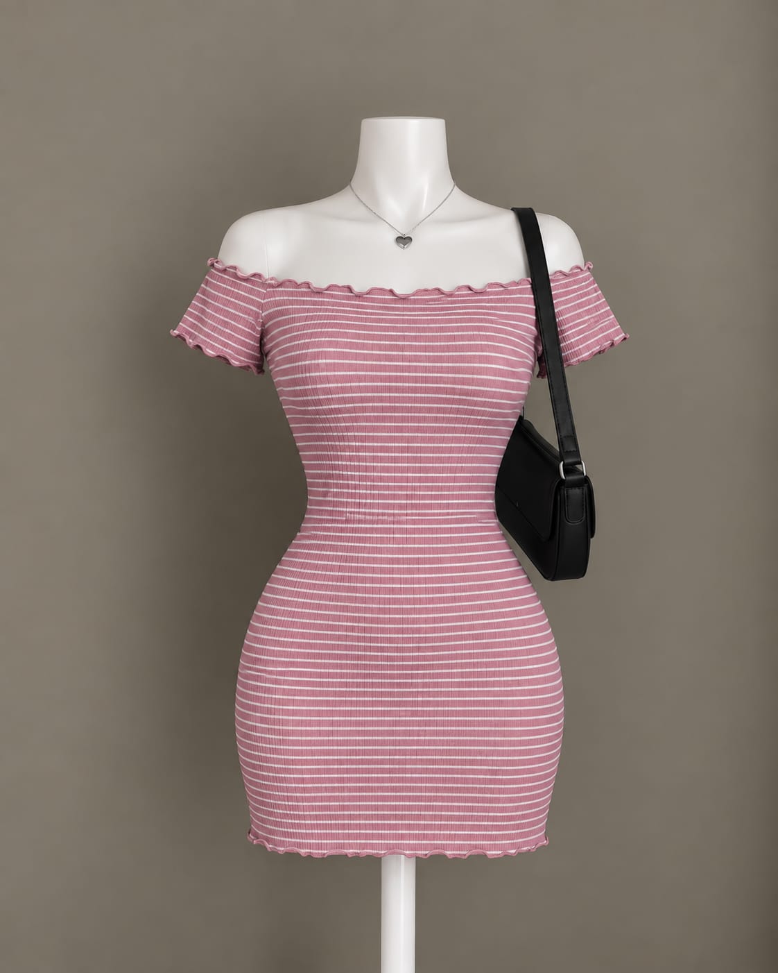 Pink Striped Dress