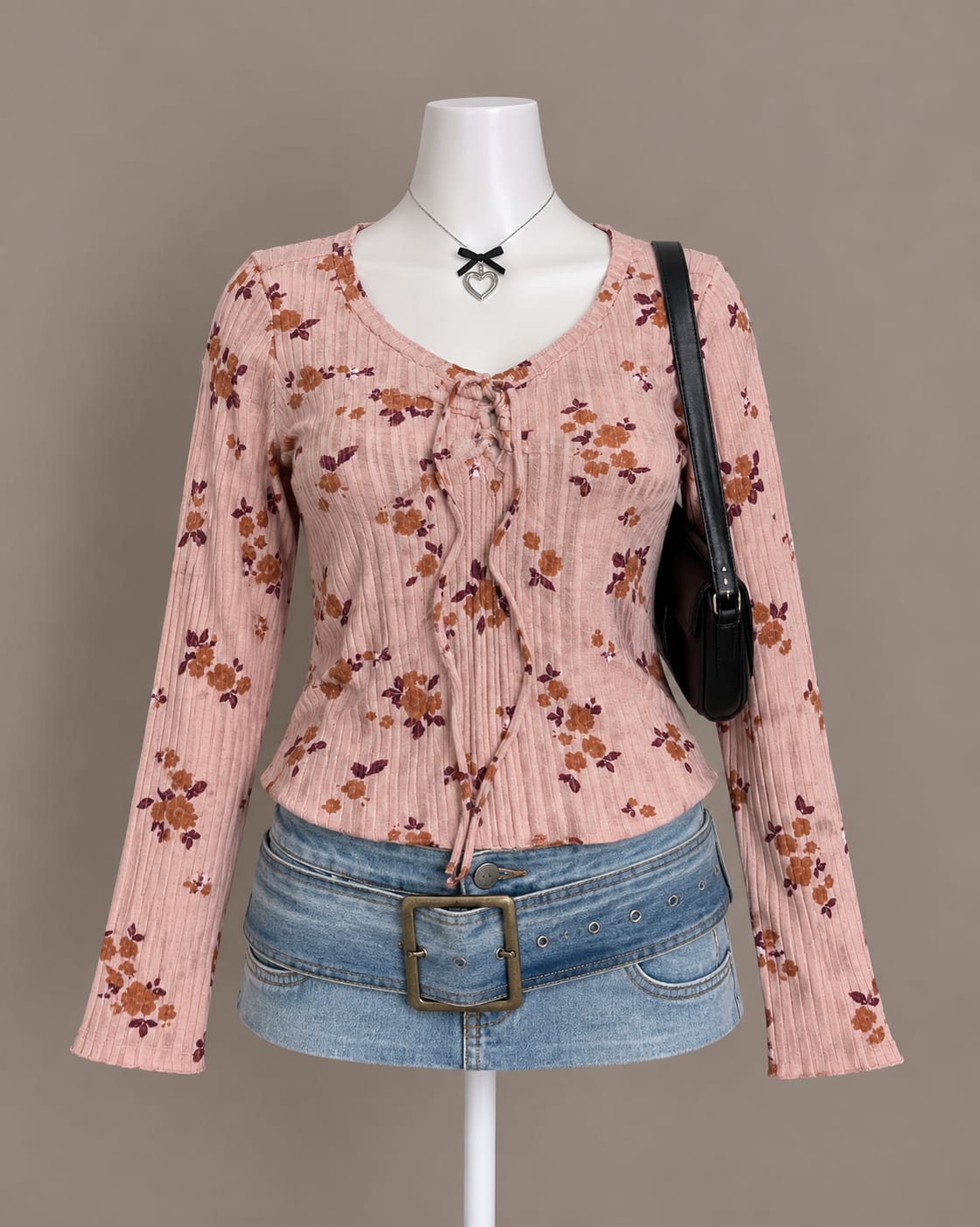 Pink Floral Top