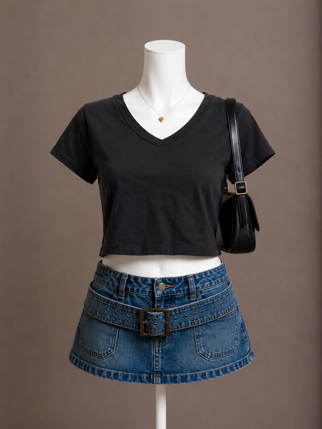 Black Crop Top