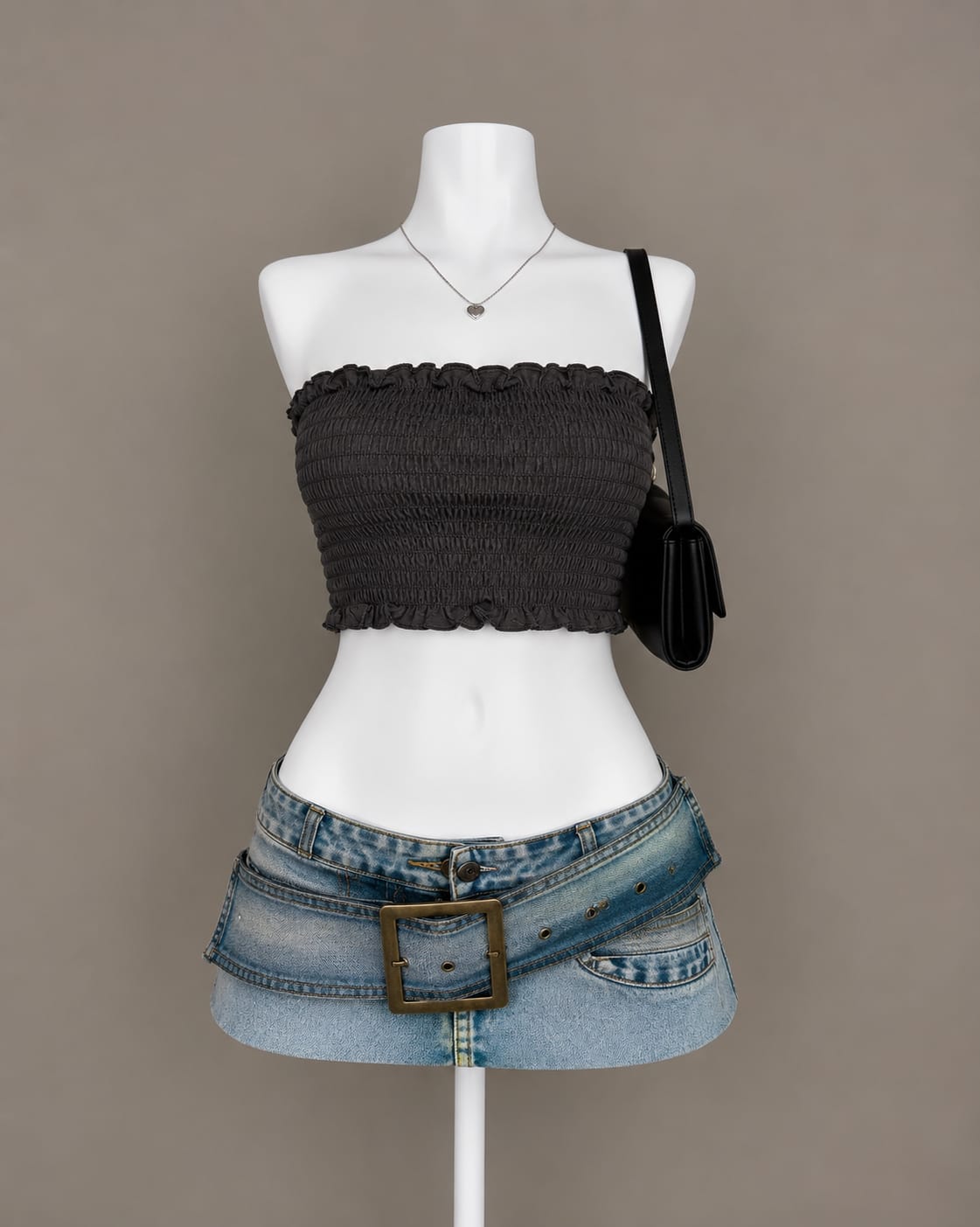 Charcoal Tube Top