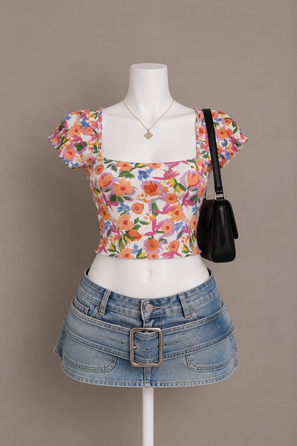 Floral Crop Top