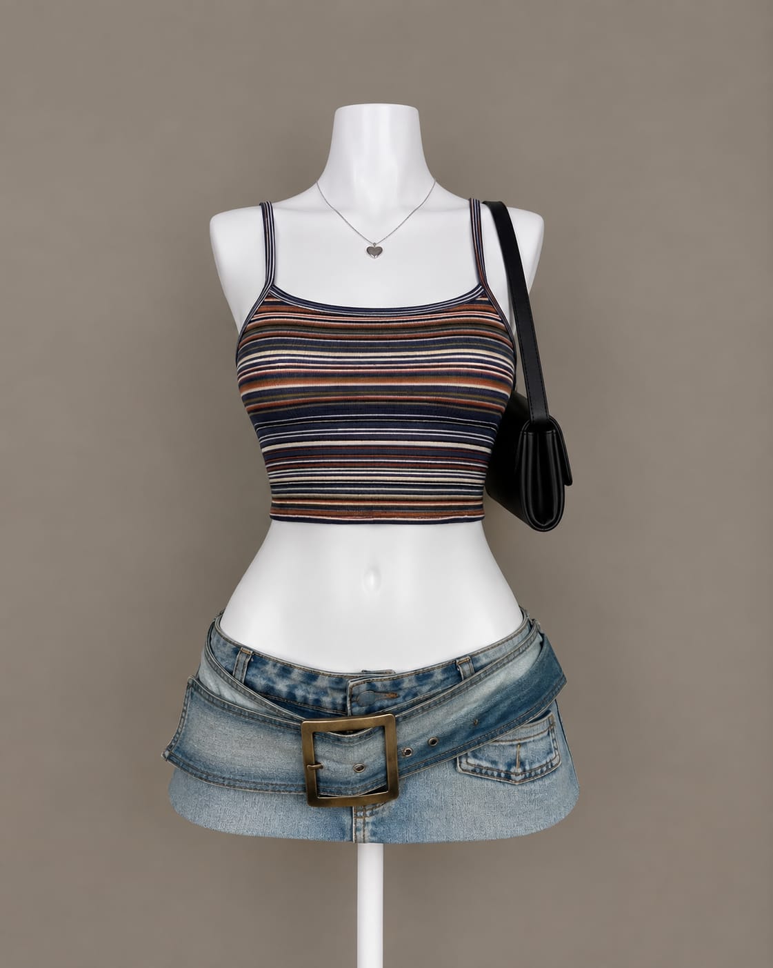 Multicolor Striped Tank Top