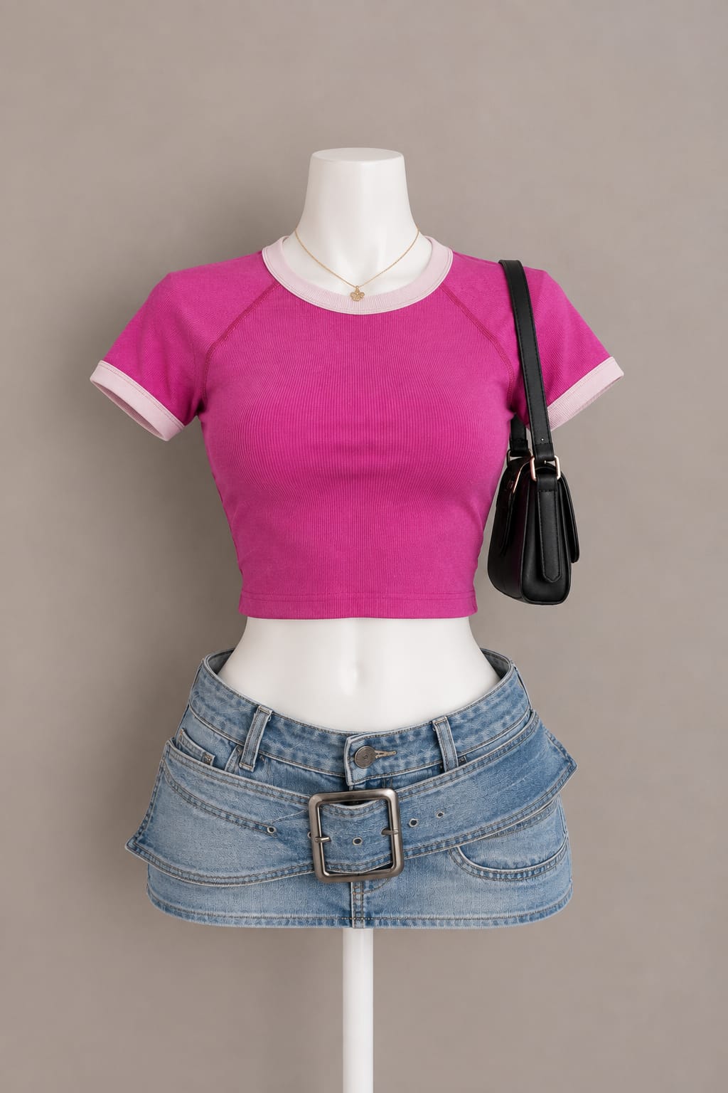 Hot Pink Crop Top