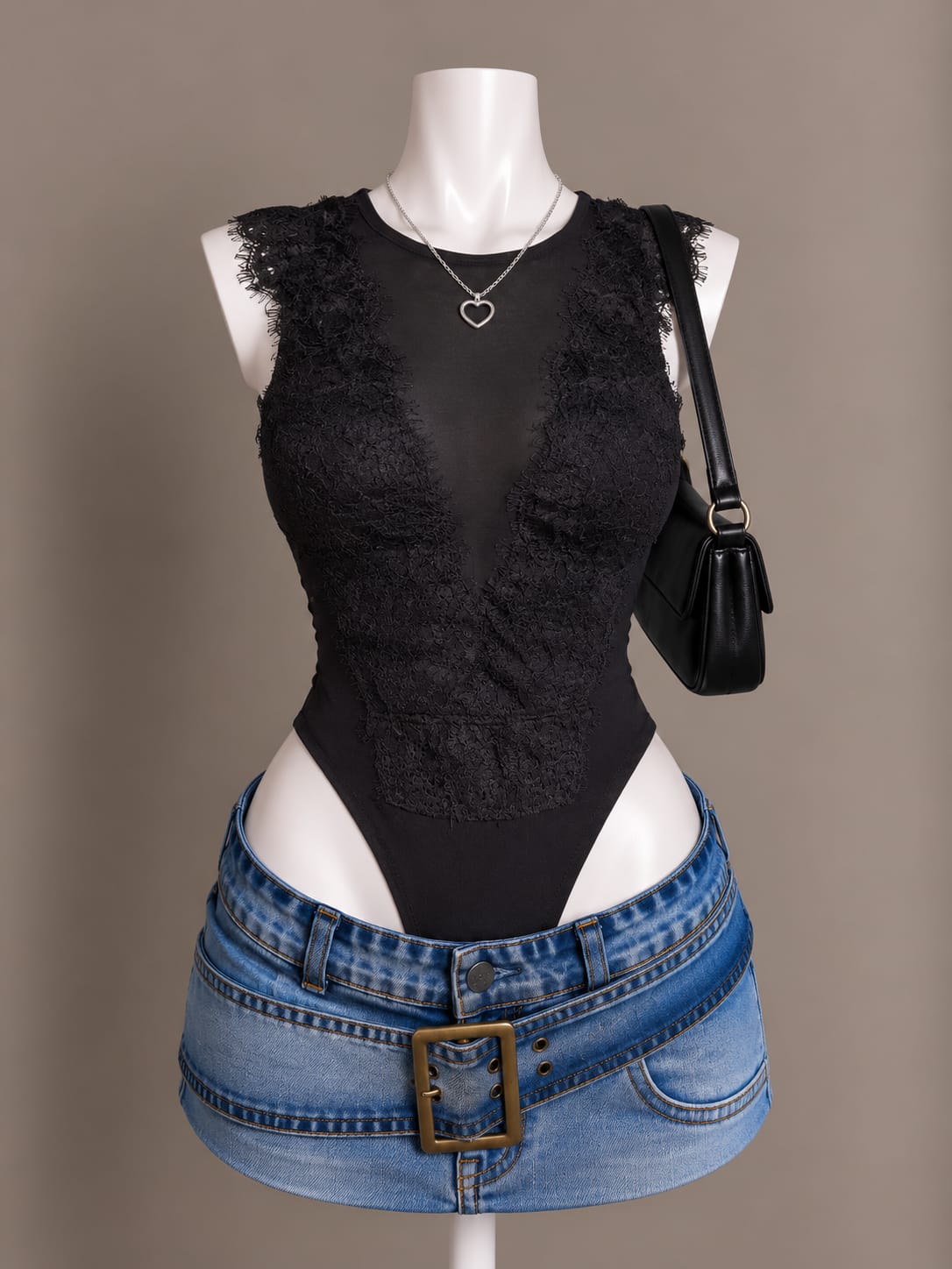 Black Lace Bodysuit