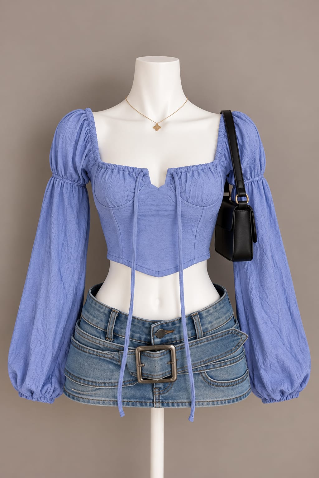Lavender Corset Top