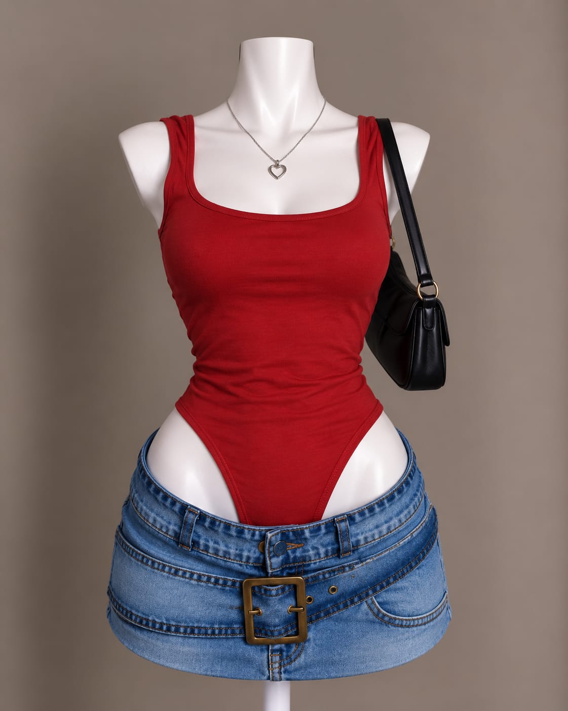 Red bodysuit