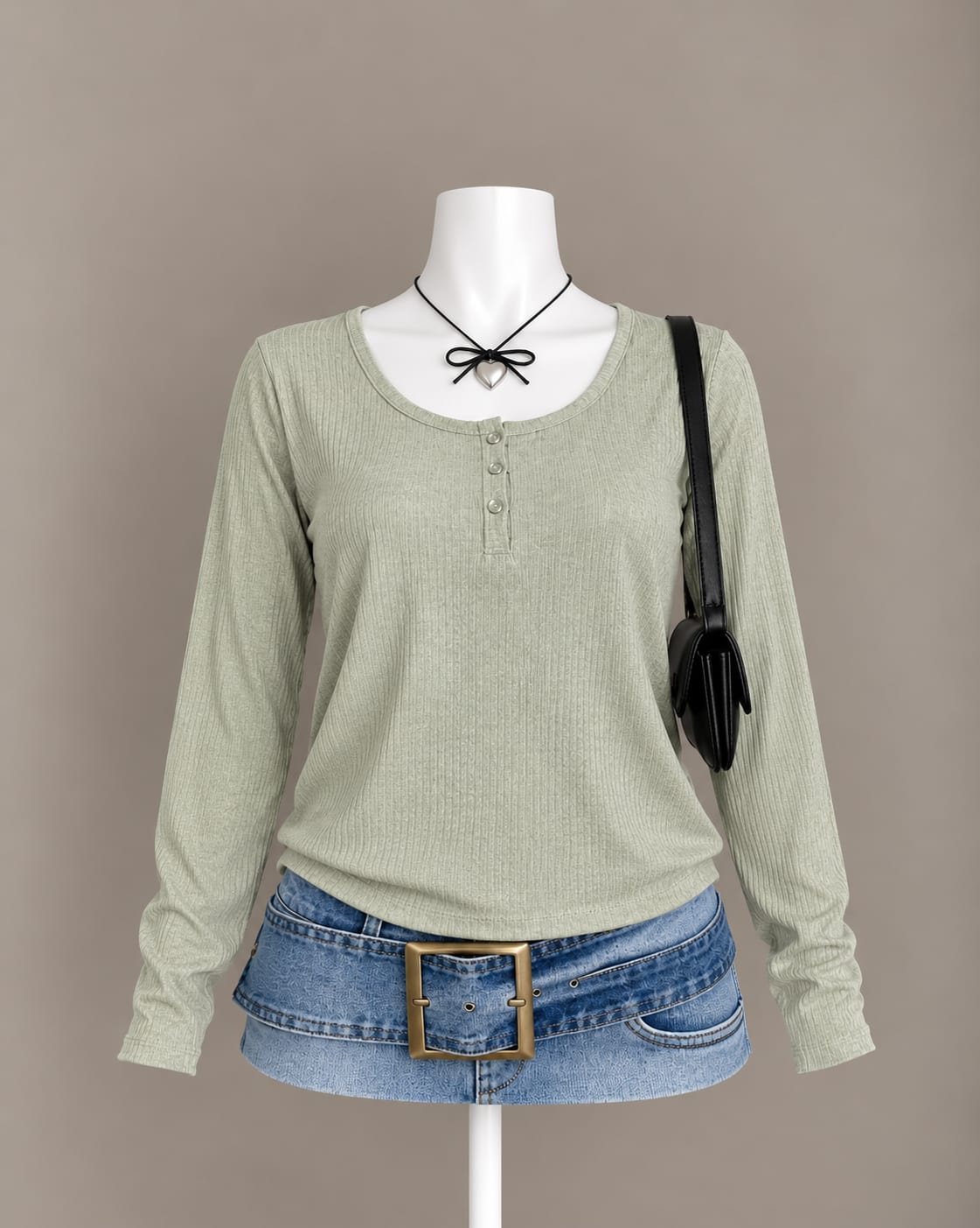 Sage Green Top