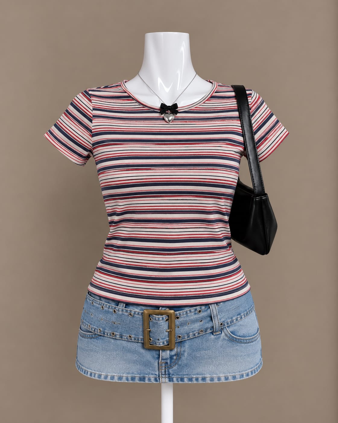 White Striped T-Shirt