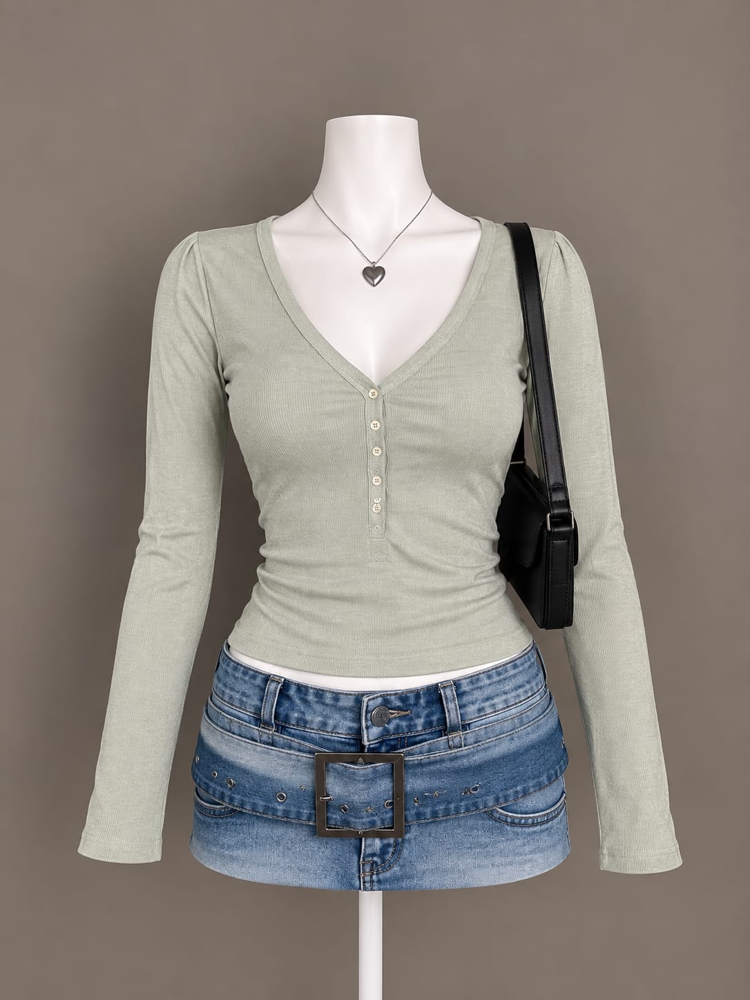 Sage Green Top