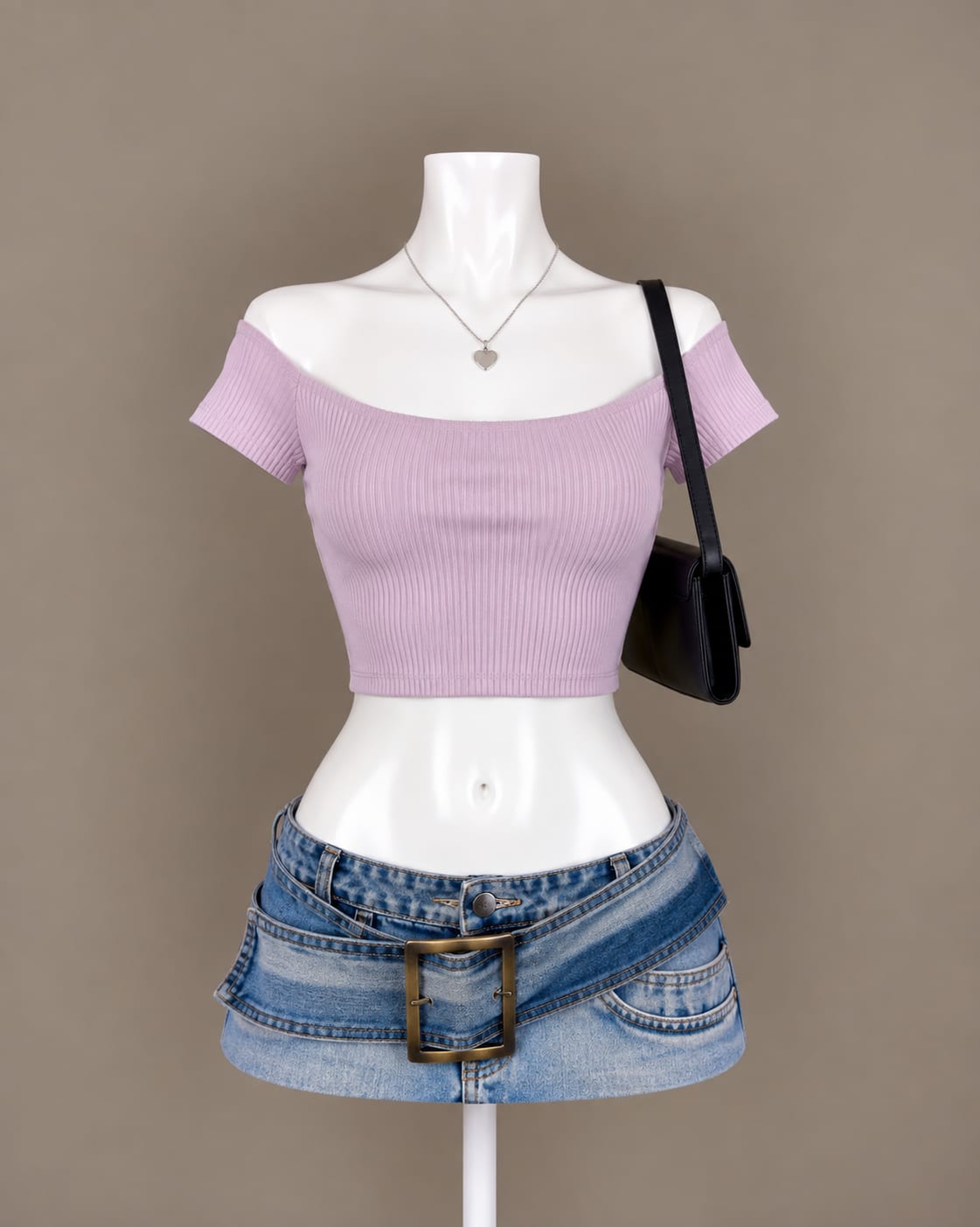 Lavender Crop Top